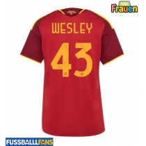 AS Roma Wesley Franca #43 Heimtrikot Frauen 2026-27 Kurzarm